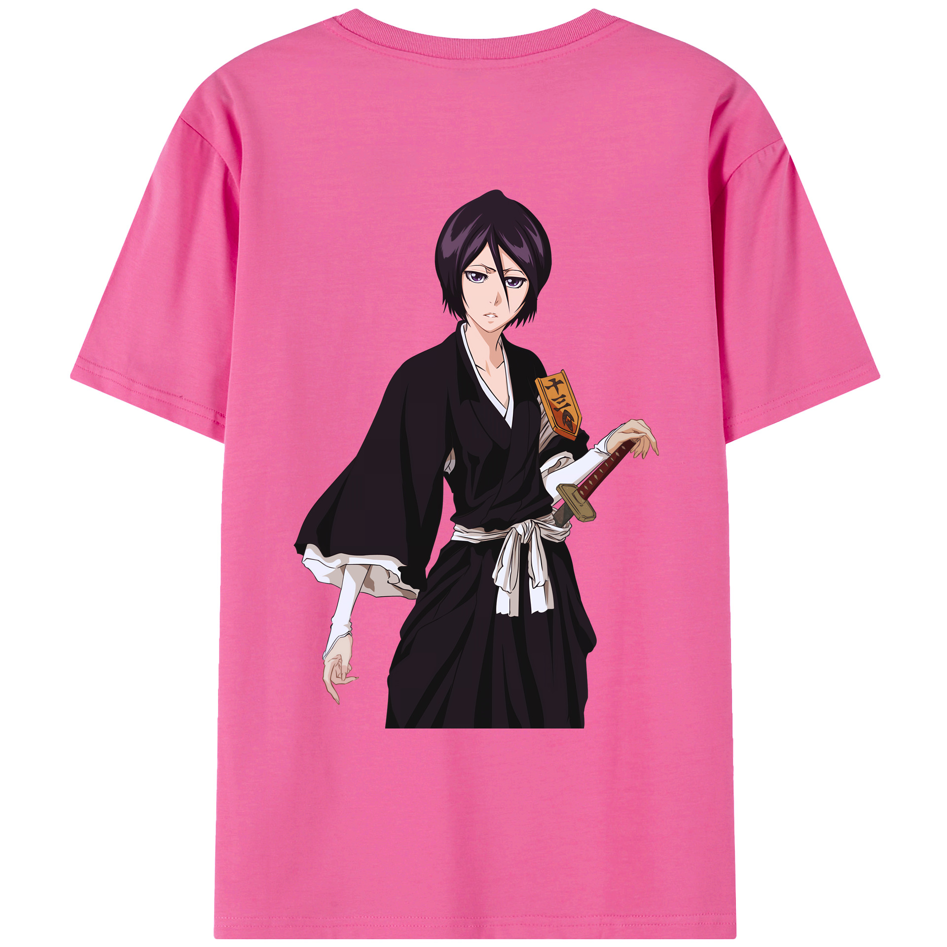 （画像用） ブリーチ 朽木ルキア BLEACH Kuchiki Rukia レディース半袖Tシャツ(バックプリント)